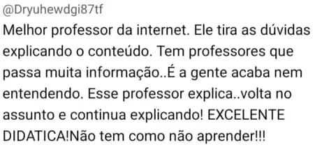 Depoimento de aluno 14