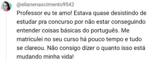Depoimento de aluno 18