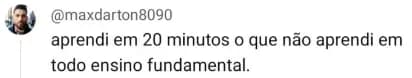 Depoimento de aluno 22