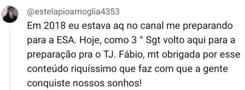 Depoimento de aluno 3