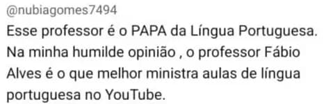 Depoimento de aluno 8x