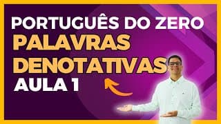 O que é Palavra Denotativa?