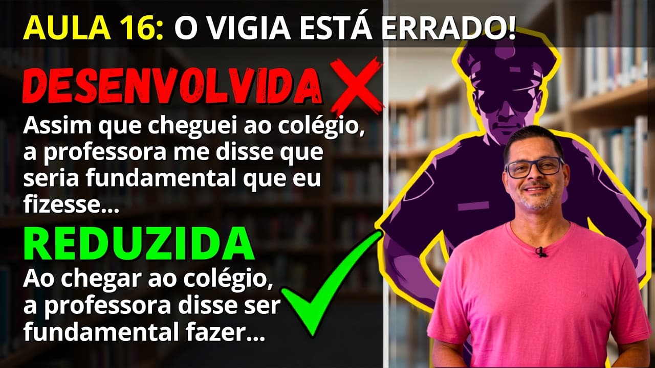 Orações Reduzidas - Parte I